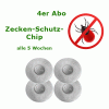 Zecken-Schutz-Chip 4er-ABO